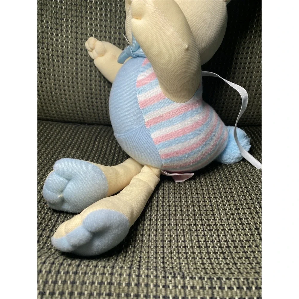 Vintage 15" Cabbage Patch Kids Bunny Bee Xavier Roberts Blue 1985 Plush Toy - Picture 7 of 13